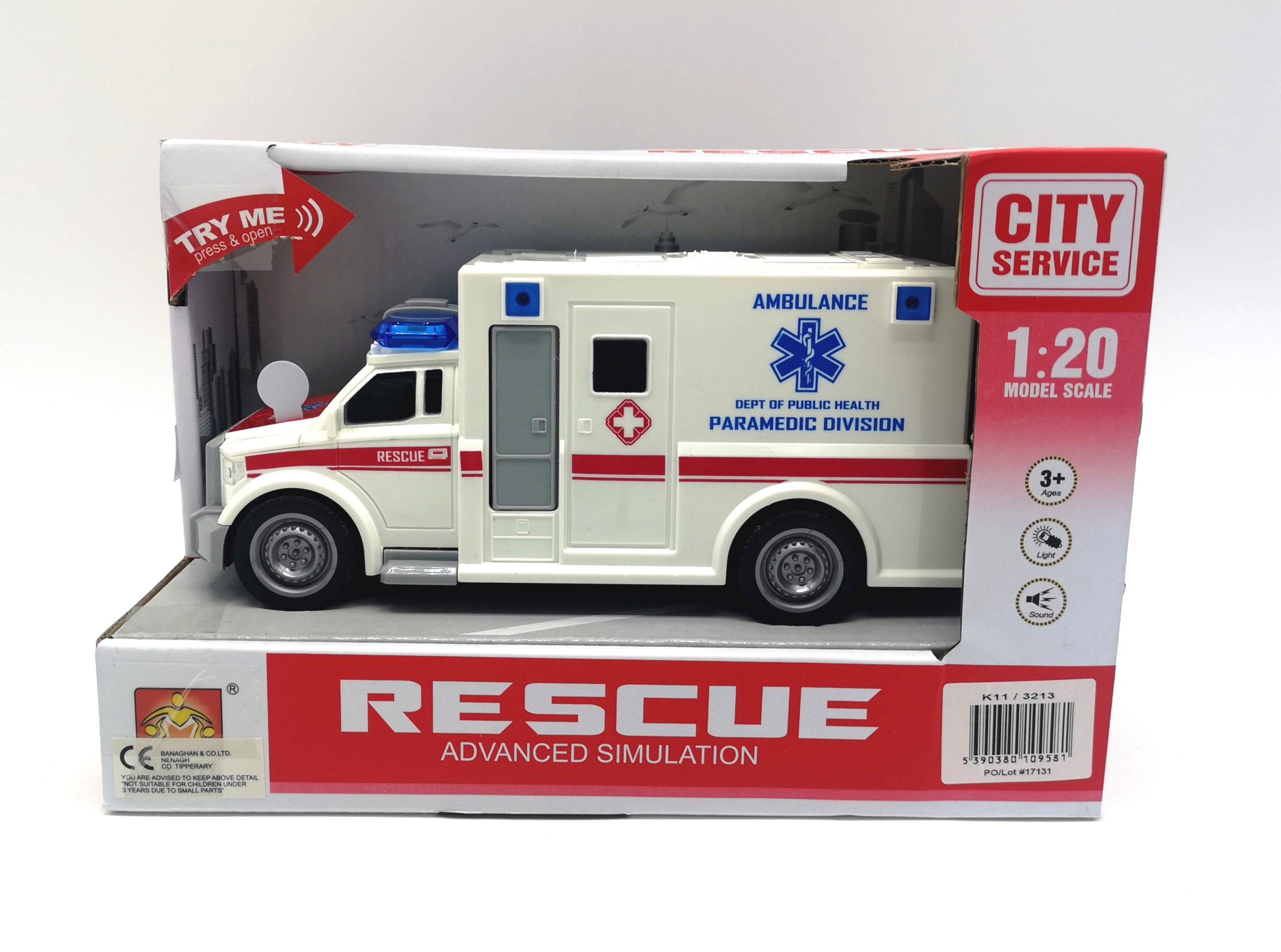 City Service Rescue Ambulance | King's Paper and Gift Shop