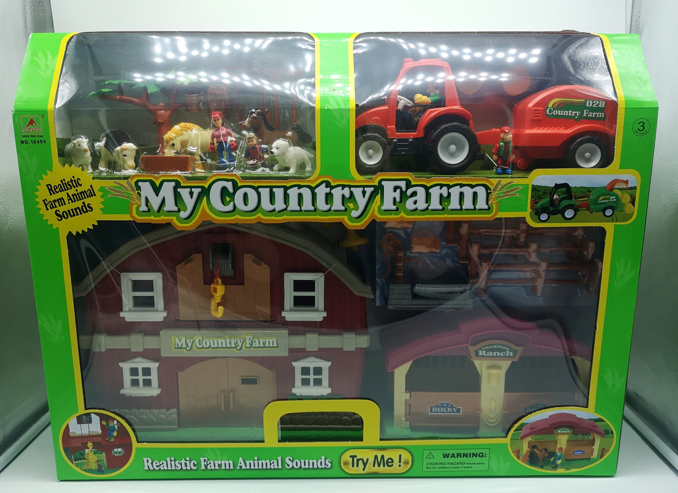 Country farm playset with hot sale sounds