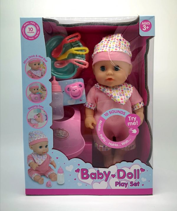 Baby Doll Playset with 10 sounds. Ireland