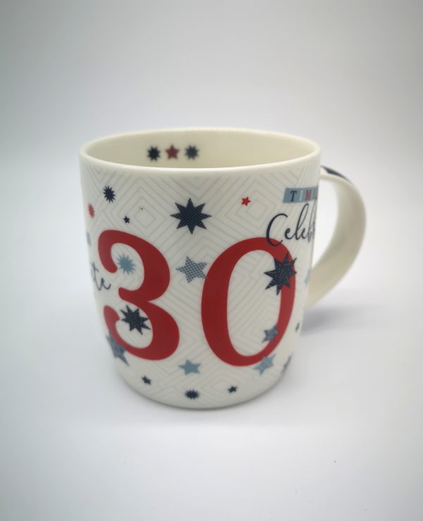 "30" Mug - Blue, Gift, Ireland