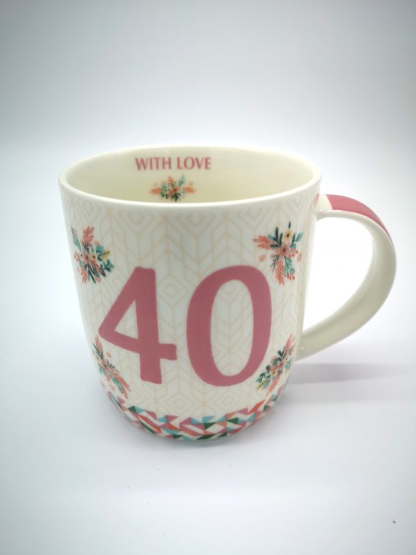 "40" Mug - Pink