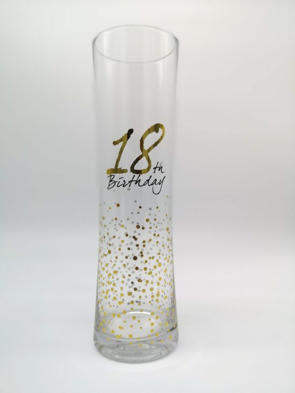 18th Birthday Beer Glass, Ireland