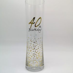 40th Birthday Beer Glass, Ireland