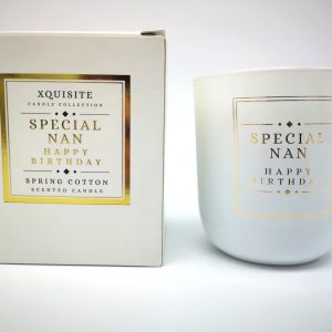 Special Nan Birthday Scented Candle