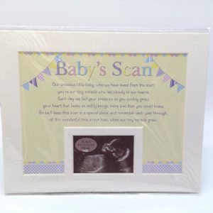 Keepsake Photo Frame Mount “Baby's Scan”, Gift, Ireland