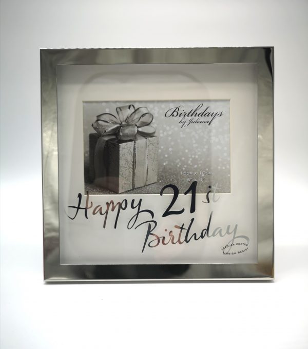 Happy 21st Birthday Photo Frame, Gift, Ireland