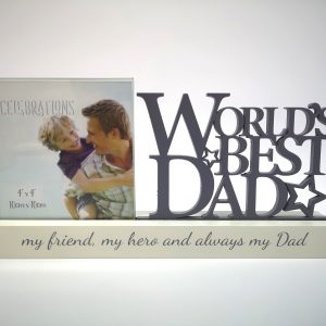 World's Best Dad Frame, Gift, Ireland