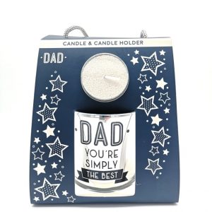 Dad Sentimental Candle & Candle Holder, Gift, Ireland