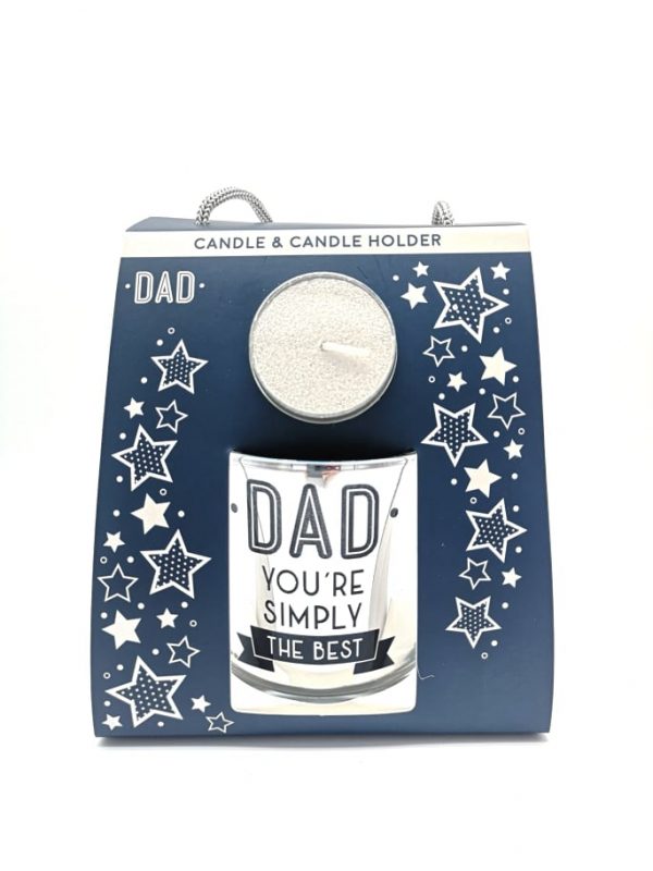 Dad Sentimental Candle & Candle Holder, Gift, Ireland