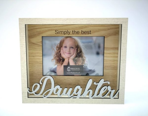 Simply the Best - Daughter Frame | King's Paper and Gift Shop