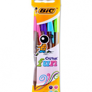 Bic: Pastel Cristal Fun Ballpoint Pens, 4pk, Ireland