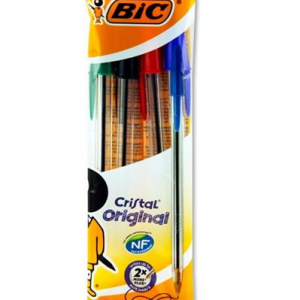 Bic: Cristal Original Ballpoint Pens, 4pk, Ireland