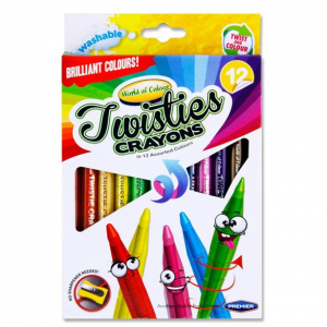 World of Colour, Twisties Crayons- 12pk, Ireland