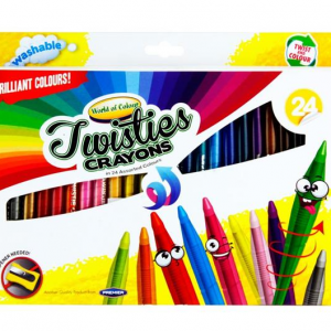 World of Colour, Twisties Crayons- 24pk, Ireland