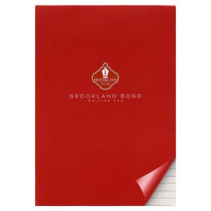 Brookland Bond A5 Writing Pad 100 Sheets - White Ruled, Stationery, Writing Pad, Ireland.jpg