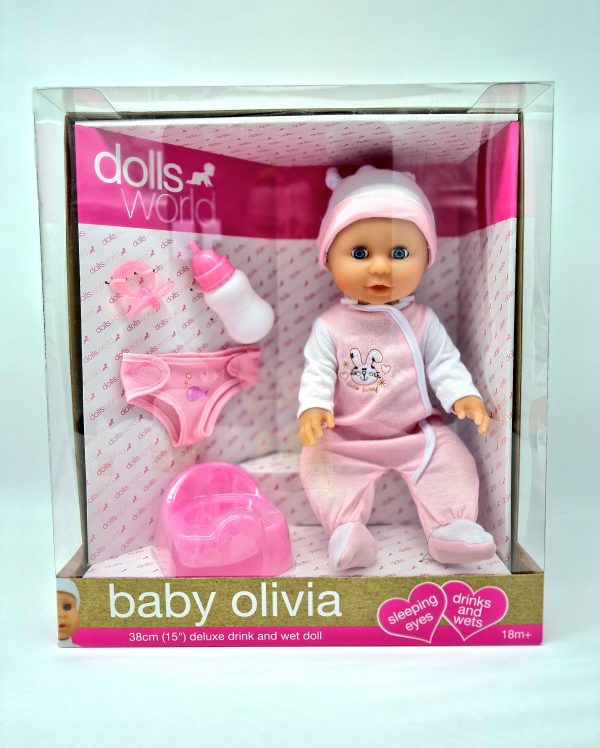 Dolls World Baby Olivia, Doll, Toy, Ireland