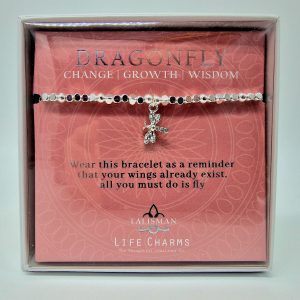 Life Charms Bracelet - Dragonfly, gift, Ireland