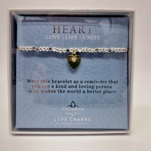Life Charms Bracelet - Heart, Gift, Ireland
