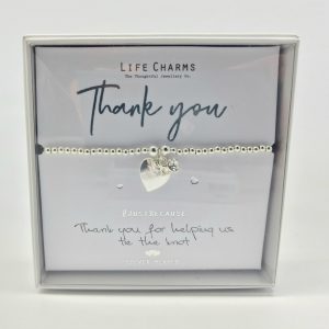 Life Charms thank you Bracelet, gift, Ireland