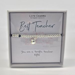 Life Charms Bracelet Best teacher, Jewellery, Gift, Ireland