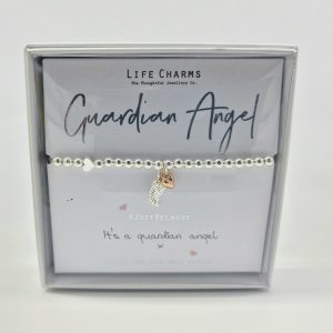 Life Charms Bracelet guardian angel, Jewellery, Gift, Ireland
