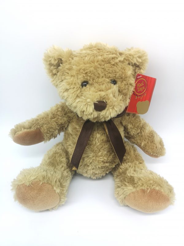 Sherwood Bear Brown Soft Toy with Brown Ribbon, Soft Toy, Teddy, Ireland