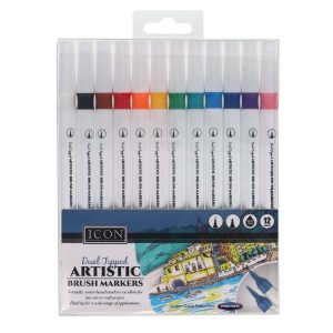 Dual Tipped Artistic Brush Markers, Stationery, Art, Ireland.jpg