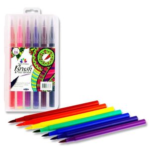 felt tip brush markers in 12 various vibrant colours, Stationery, Art, Ireland.jpg 2.jpg