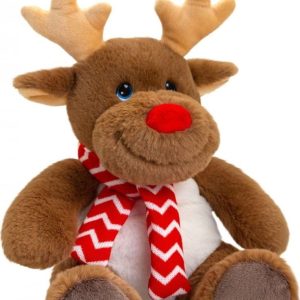 Plush Reindeer with Scarf, Teddy, Sofy Toy, Ireland